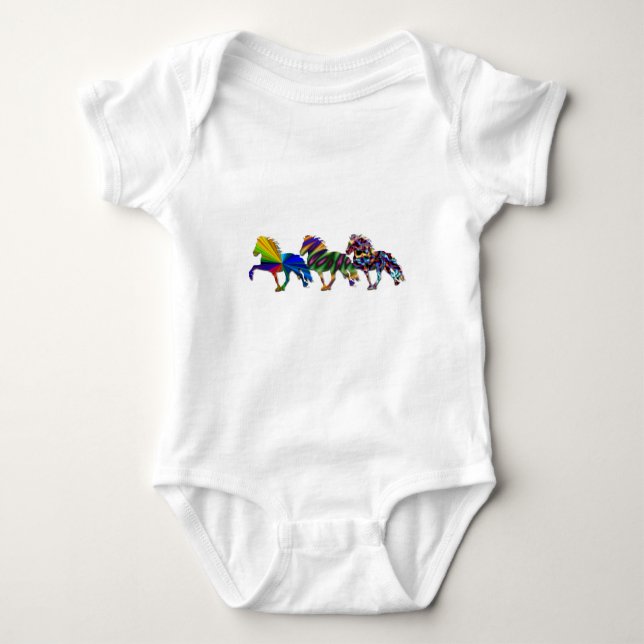 Wild Icelandics Baby Bodysuit (Front)