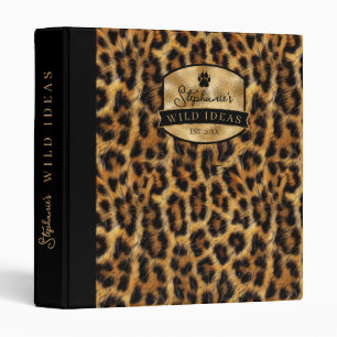 Wild Ideas Gold Label Dk Leopard ID1160 Binder