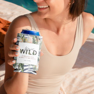 Wild In Love   Jungle Bridal Shower Can Cooler