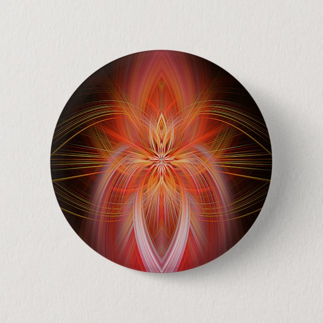 Wild Iris 2 Inch Round Button (Front)