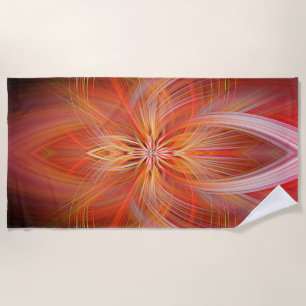 Wild Iris Beach Towel