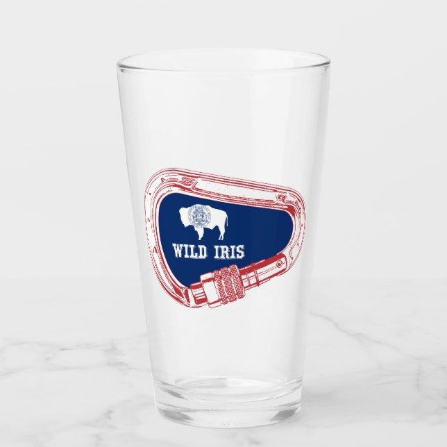 Wild Iris Climbing Carabiner Glass (Front)