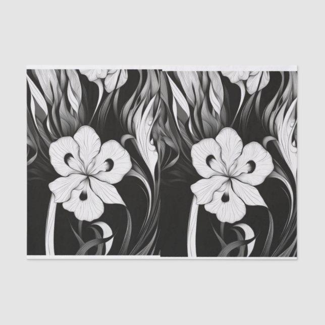 Wild Iris Tissue paper for wrapping (Front)