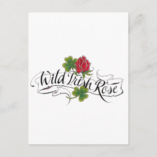Wild Irish Rose Postcard