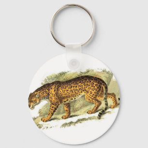 Wild Jaguar Key Chain