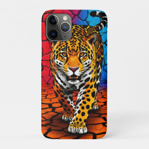 🐾 Wild Jaguar on Dry Earth Dramatic Nature ✨🔥 iPhone 11 Pro Case
