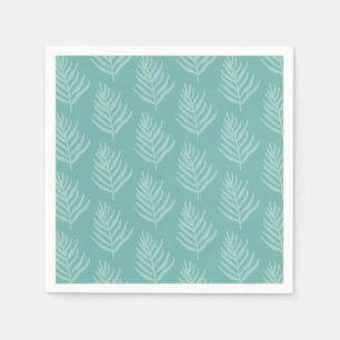 Wild Jungle Leaf Pattern Party Napkins