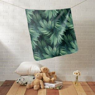 Wild jungle pattern baby blanket