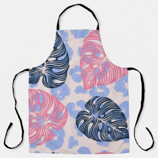 Wild jungle seamless pattern,background with hand apron