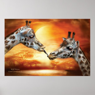 Wild Kisses Art Poster