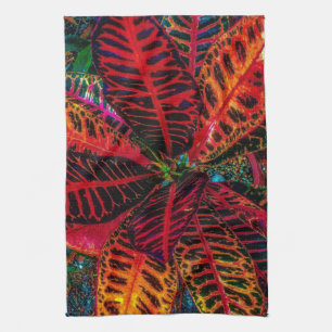 Wild Leaves Kitchen Towel