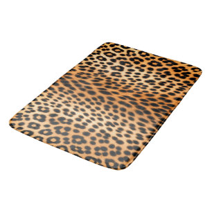 Wild Leopard Energy – Bold Animal Print Fashion Bath Mat