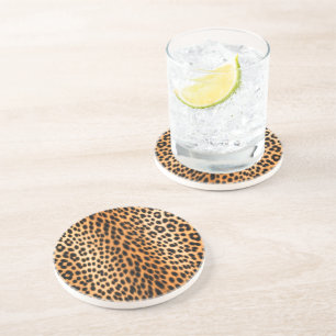 Wild Leopard Energy – Bold Animal Print Fashion Coaster