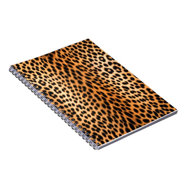 Wild Leopard Energy – Bold Animal Print Fashion Notebook (Right Side)