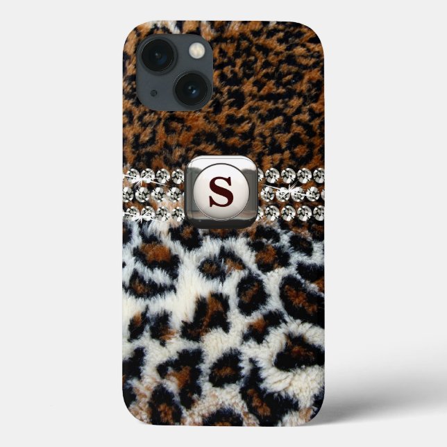 Wild Leopard Fur iPad Case (Back)