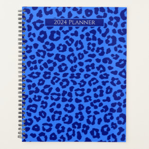 Wild Leopard Print-Blue Planner