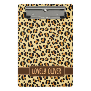 Wild Leopard Skin Mini Clipboard