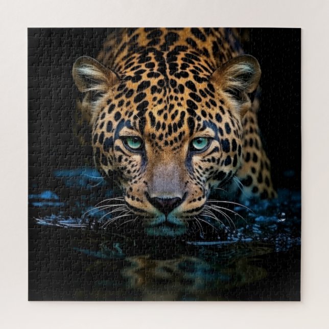 Wild Leopard Wildlife 676pcs Jigsaw Puzzle (Vertical)