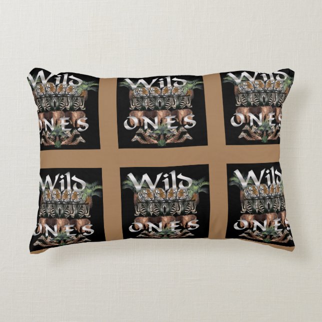 Wild Life Lovers  Accent Pillow (Front)