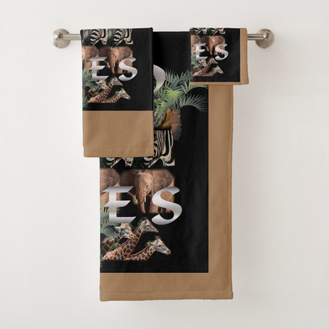 Wild Life Lovers  Bath Towel Set (Insitu)