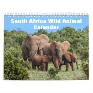 Wild Life of South Africa 2025 Calendar
