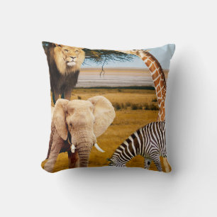 Wild Life Throw Pillow