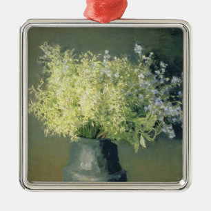 Wild Lilacs and Forget-Me-Nots, 1889 Metal Ornament