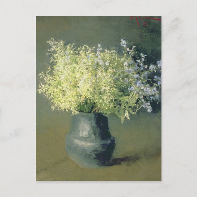 Wild Lilacs and Forget-Me-Nots, 1889 Postcard (Front)