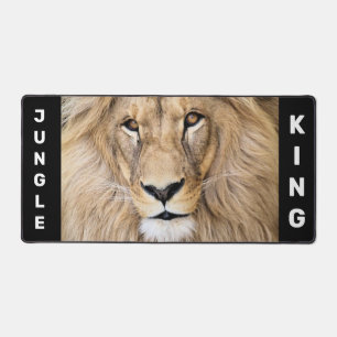 Wild Lion Personalized Desk Mat