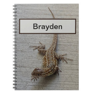 Wild Lizard Personalized Notebook