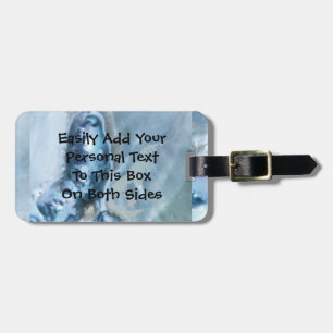 Wild Malaysian Mother of Pearl Luggage Tag