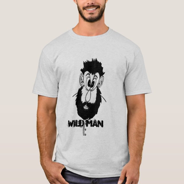 Wild Man, cooldad logo T-Shirt (Front)