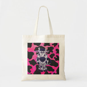 Wild Me Tiger Black and Pink Tote Bag