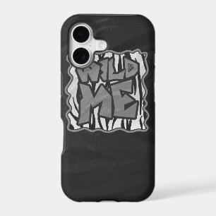 Wild Me Tiger Black and White Print