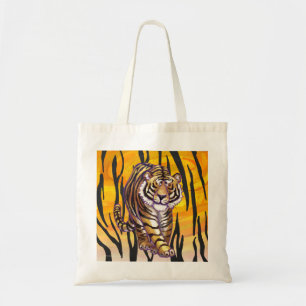 Wild Me Tiger Orange and Black Tote Bag