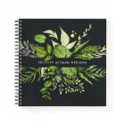 Wild Meadow | Black & Green Botanical Personalized