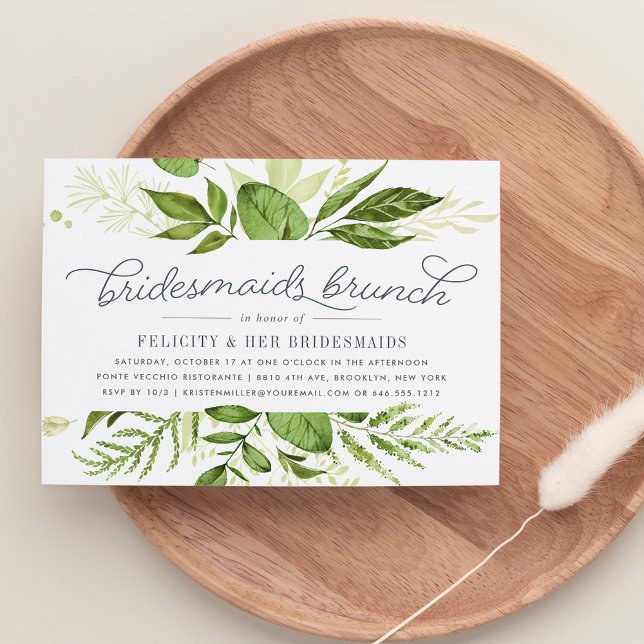 Wild Meadow Bridesmaitres Brunch Invitation (Créateur téléchargé)