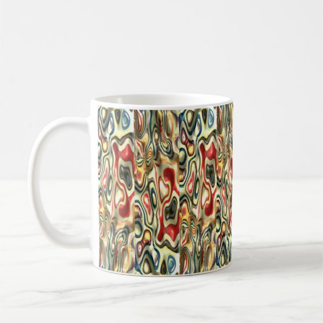 Wild Meadow Floral Pattern Coffee Mug (Left)