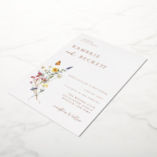 Wild Meadow Floral Wedding