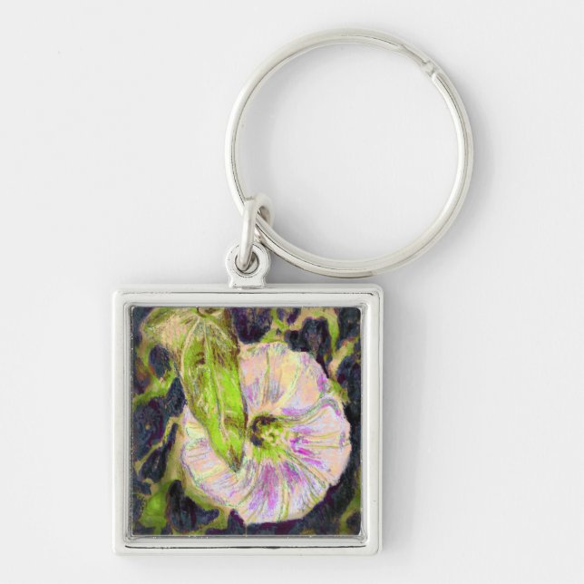 Wild Morning Glory by Alexandra Cook Keychain (Front)