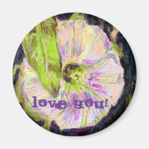 Wild Morning Glory by Alexandra Cook Magnet