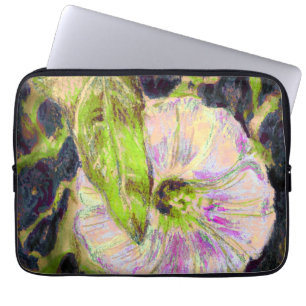 Wild Morning Glory Flower Laptop Sleeve