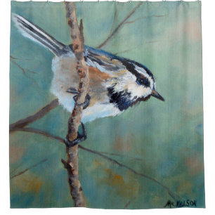 Wild Mountain Chickadee Fine Art