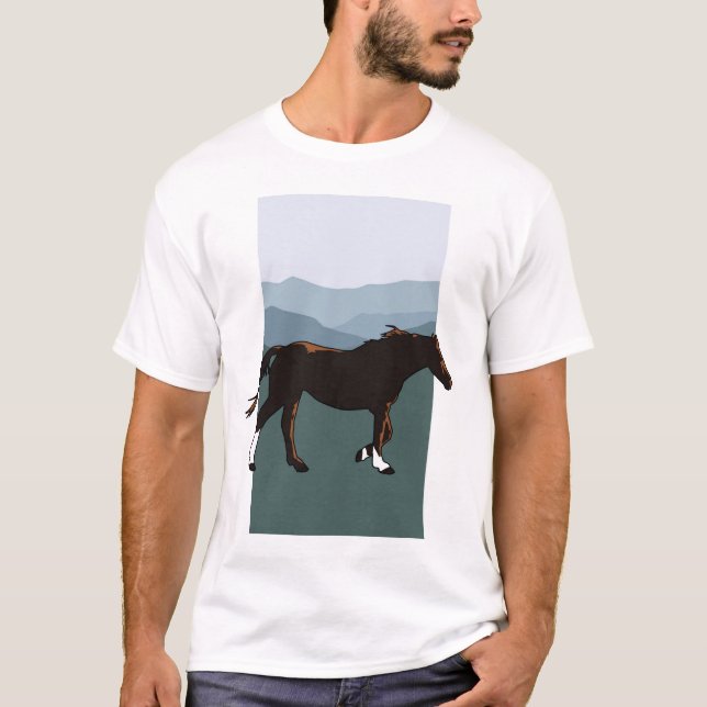 Wild Mountain Mare T-Shirt (Front)