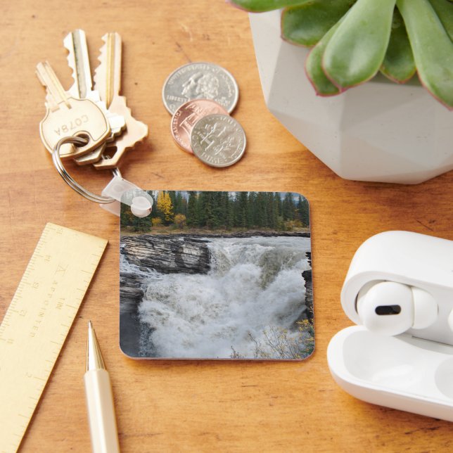 Wild Mountain Waters, Athabasca Falls Keychain (Desk)