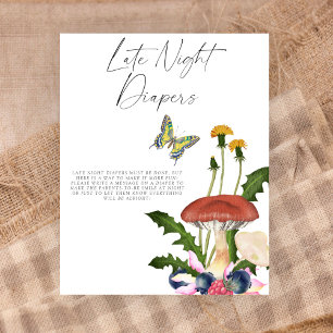 Wild mushrooms Late night diapers game Poster