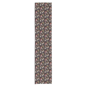 Wild mushrooms short table runner