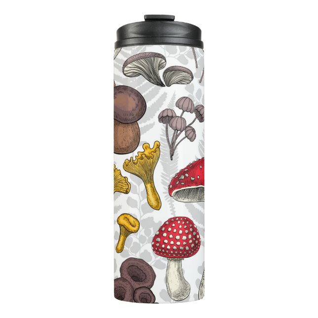 Wild mushrooms thermal tumbler (Front)
