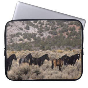 Wild Mustang Horses in the Desert 2 Laptop Sleeve
