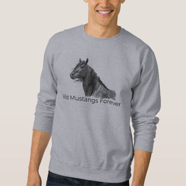 Wild Mustangs Forever Sweat Shirt (Front)